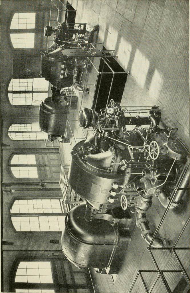 An illustration from Cyclopedia of applied electricity : a general reference work on direct-current generators and motors, storage batteries, electrochemistry, welding, electric wiring, meters, electric lighting, electric railways, power stations, switchboards, power transmission, alternating-current machinery, telegraphy, etc., 1916, leaf 228