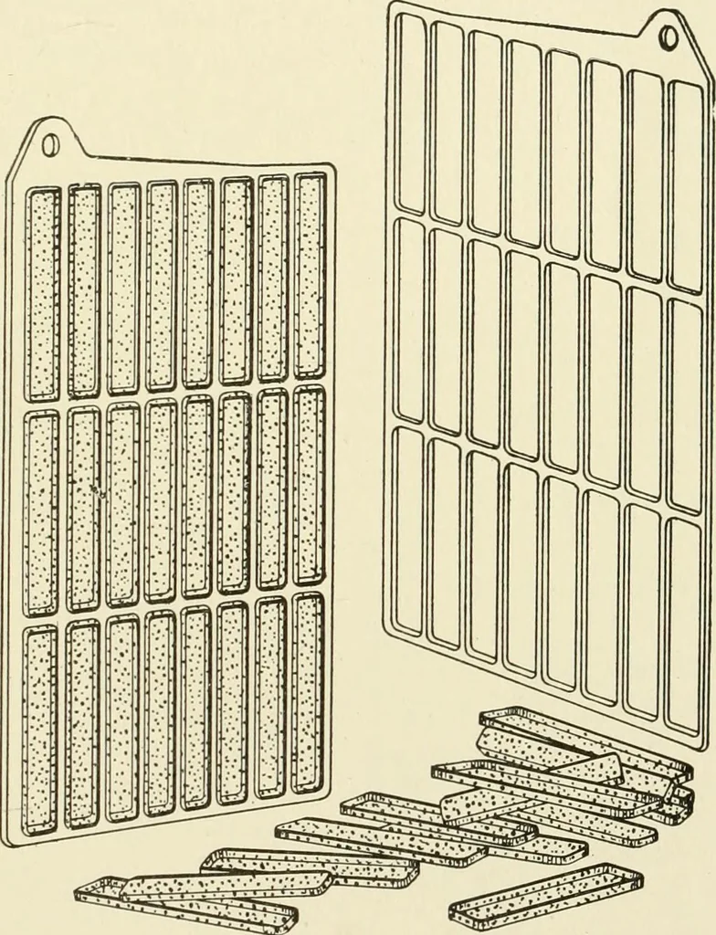 An illustration from Cyclopedia of applied electricity : a general reference work on direct-current generators and motors, storage batteries, electrochemistry, welding, electric wiring, meters, electric lighting, electric railways, power stations, switchboards, power transmission, alternating-current machinery, telegraphy, etc., 1916, leaf 254