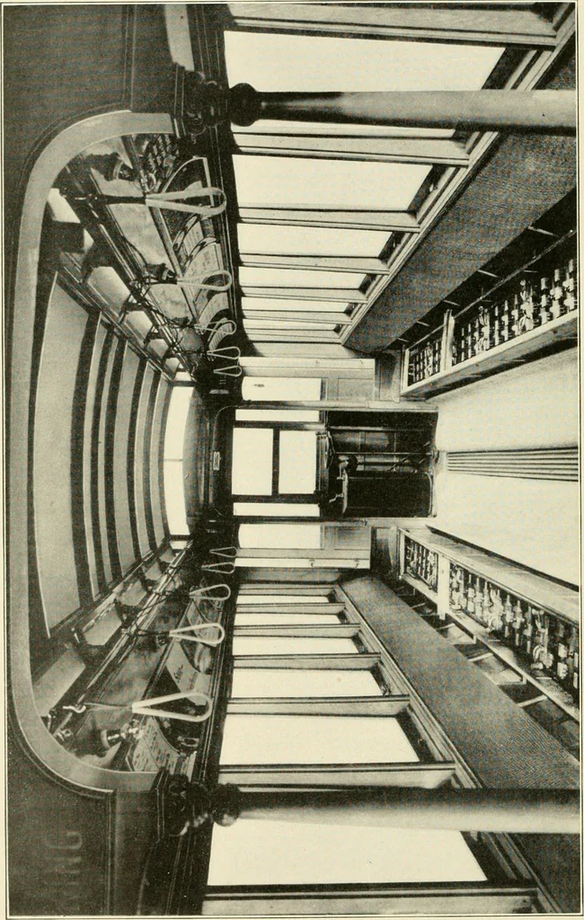 An illustration from Cyclopedia of applied electricity : a general reference work on direct-current generators and motors, storage batteries, electrochemistry, welding, electric wiring, meters, electric lighting, electric railways, power stations, switchboards, power transmission, alternating-current machinery, telegraphy, etc., 1916, leaf 283