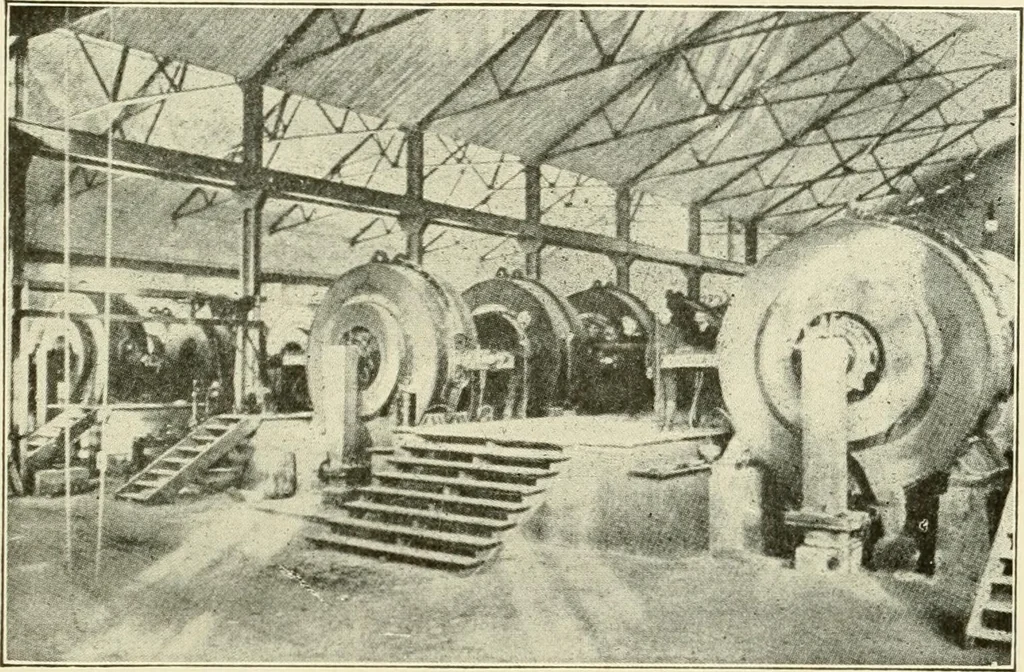 An illustration from Cyclopedia of applied electricity : a general reference work on direct-current generators and motors, storage batteries, electrochemistry, welding, electric wiring, meters, electric lighting, electric railways, power stations, switchboards, power transmission, alternating-current machinery, telegraphy, etc., 1916, leaf 430