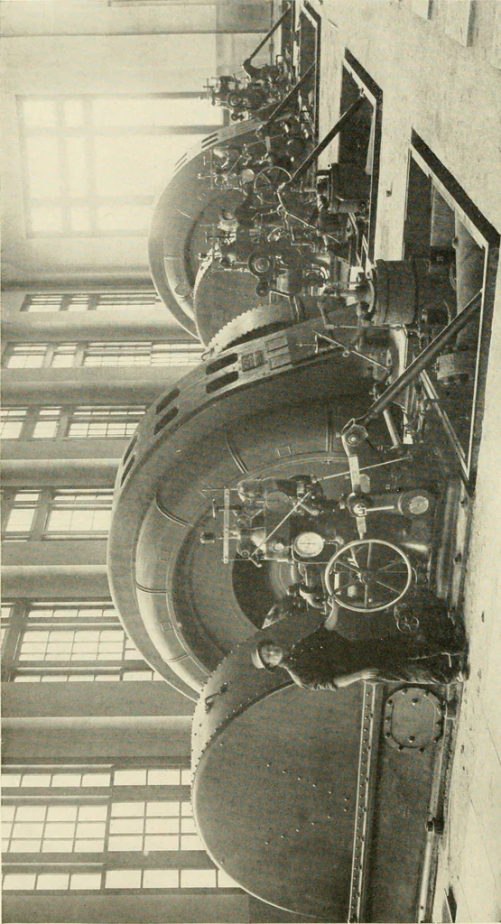An illustration from Cyclopedia of applied electricity : a general reference work on direct-current generators and motors, storage batteries, electrochemistry, welding, electric wiring, meters, electric lighting, electric railways, power stations, switchboards, power transmission, alternating-current machinery, telegraphy, etc., 1916, leaf 55