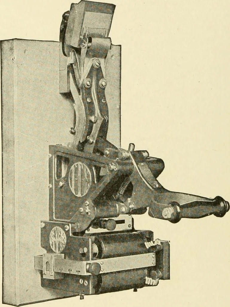 An illustration from Cyclopedia of applied electricity : a general reference work on direct-current generators and motors, storage batteries, electrochemistry, welding, electric wiring, meters, electric lighting, electric railways, power stations, switchboards, power transmission, alternating-current machinery, telegraphy, etc., 1916, leaf 75