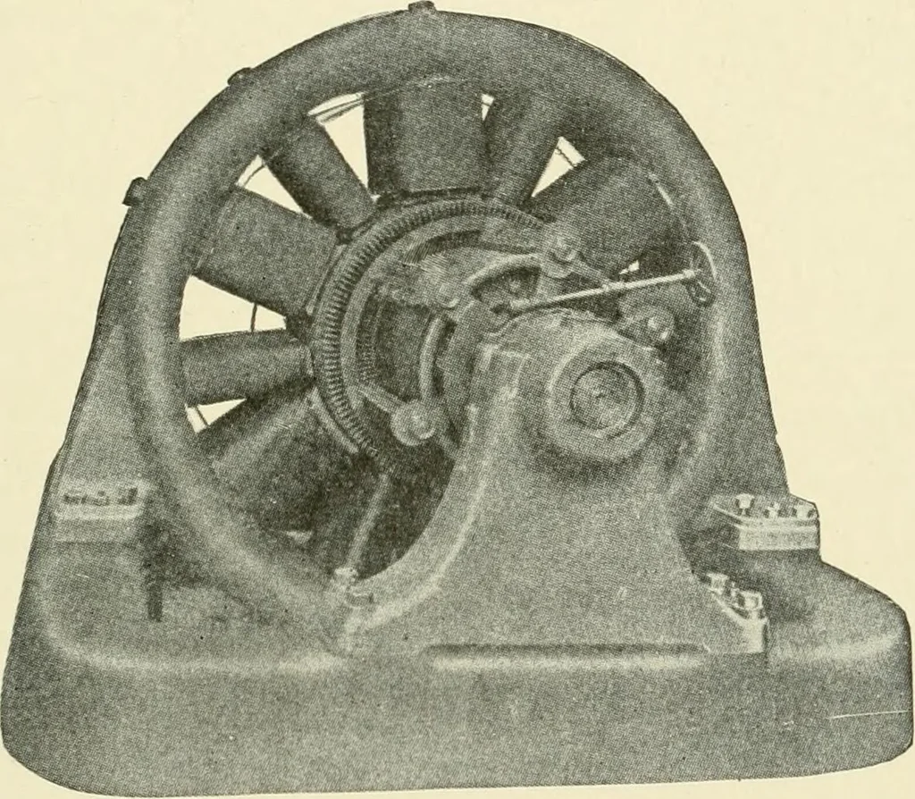 An illustration from Cyclopedia of applied electricity : a general reference work on direct-current generators and motors, storage batteries, electrochemistry, welding, electric wiring, meters, electric lighting, electric railways, power stations, switchboards, power transmission, alternating-current machinery, telegraphy, etc., 1916, leaf 96