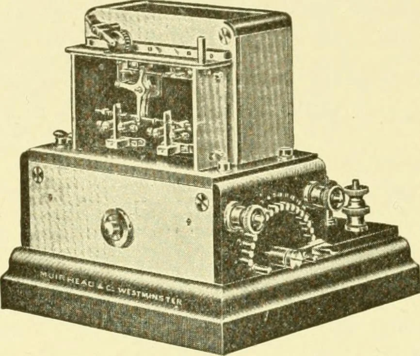 An illustration from Cyclopedia of applied electricity : a general reference work on direct-current generators and motors, storage batteries, electrochemistry, welding, electric wiring, meters, electric lighting, electric railways, power stations, switchboards, power transmission, alternating-current machinery, telegraphy, etc., 1916, leaf 101