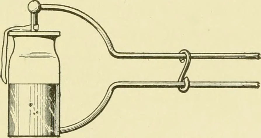 An illustration from Cyclopedia of applied electricity : a general reference work on direct-current generators and motors, storage batteries, electrochemistry, welding, electric wiring, meters, electric lighting, electric railways, power stations, switchboards, power transmission, alternating-current machinery, telegraphy, etc., 1916, leaf 132
