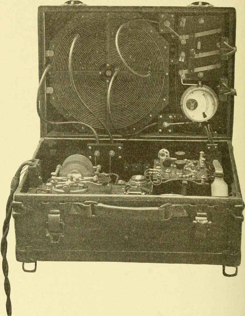 An illustration from Cyclopedia of applied electricity : a general reference work on direct-current generators and motors, storage batteries, electrochemistry, welding, electric wiring, meters, electric lighting, electric railways, power stations, switchboards, power transmission, alternating-current machinery, telegraphy, etc., 1916, leaf 209