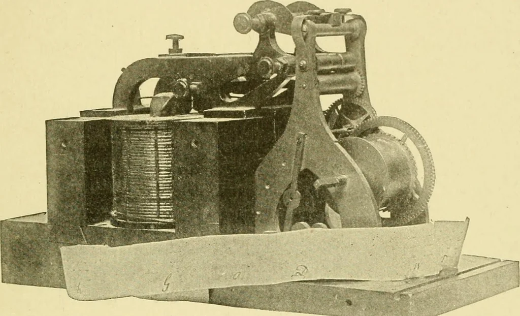 An illustration from Cyclopedia of applied electricity : a general reference work on direct-current generators and motors, storage batteries, electrochemistry, welding, electric wiring, meters, electric lighting, electric railways, power stations, switchboards, power transmission, alternating-current machinery, telegraphy, etc., 1916, leaf 26