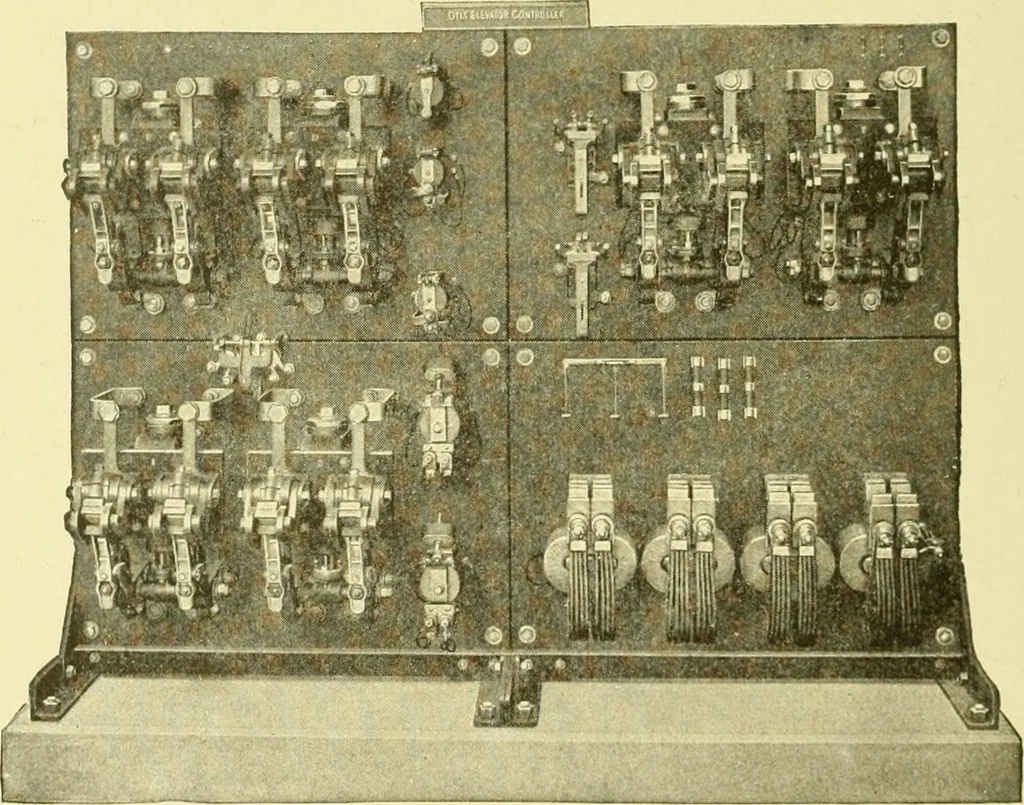 An illustration from Cyclopedia of applied electricity : a general reference work on direct-current generators and motors, storage batteries, electrochemistry, welding, electric wiring, meters, electric lighting, electric railways, power stations, switchboards, power transmission, alternating-current machinery, telegraphy, etc., 1916, leaf 263