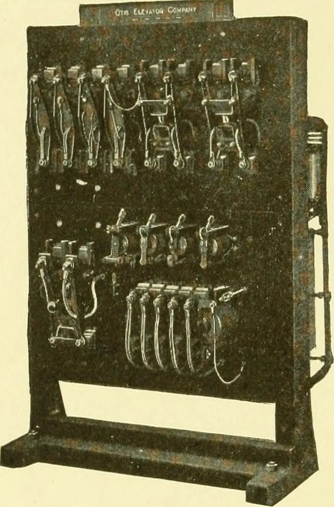 An illustration from Cyclopedia of applied electricity : a general reference work on direct-current generators and motors, storage batteries, electrochemistry, welding, electric wiring, meters, electric lighting, electric railways, power stations, switchboards, power transmission, alternating-current machinery, telegraphy, etc., 1916, leaf 277