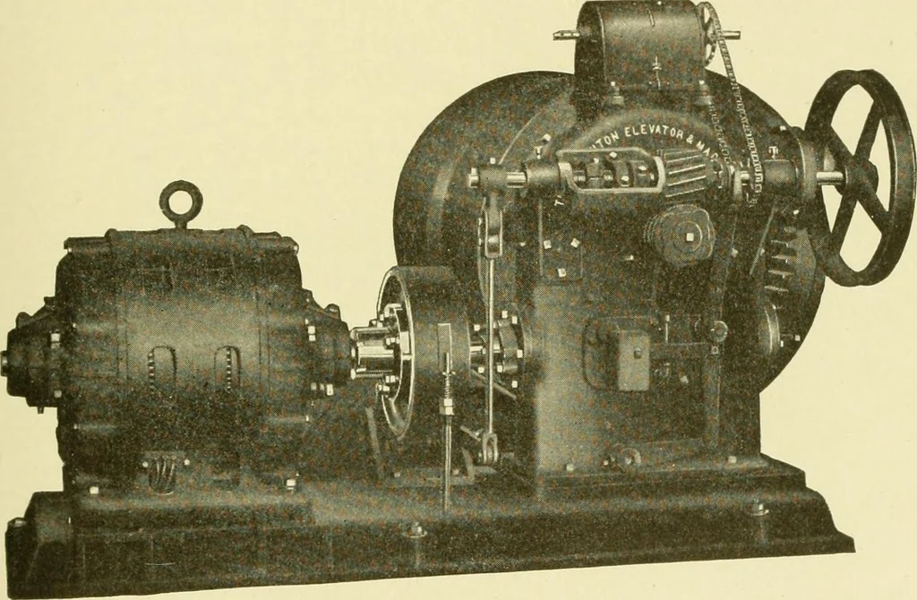 An illustration from Cyclopedia of applied electricity : a general reference work on direct-current generators and motors, storage batteries, electrochemistry, welding, electric wiring, meters, electric lighting, electric railways, power stations, switchboards, power transmission, alternating-current machinery, telegraphy, etc., 1916, leaf 290