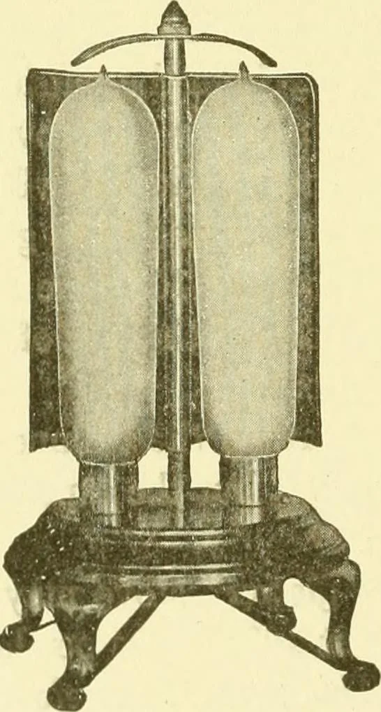 An illustration from Cyclopedia of applied electricity : a general reference work on direct-current generators and motors, storage batteries, electrochemistry, welding, electric wiring, meters, electric lighting, electric railways, power stations, switchboards, power transmission, alternating-current machinery, telegraphy, etc., 1916, leaf 311