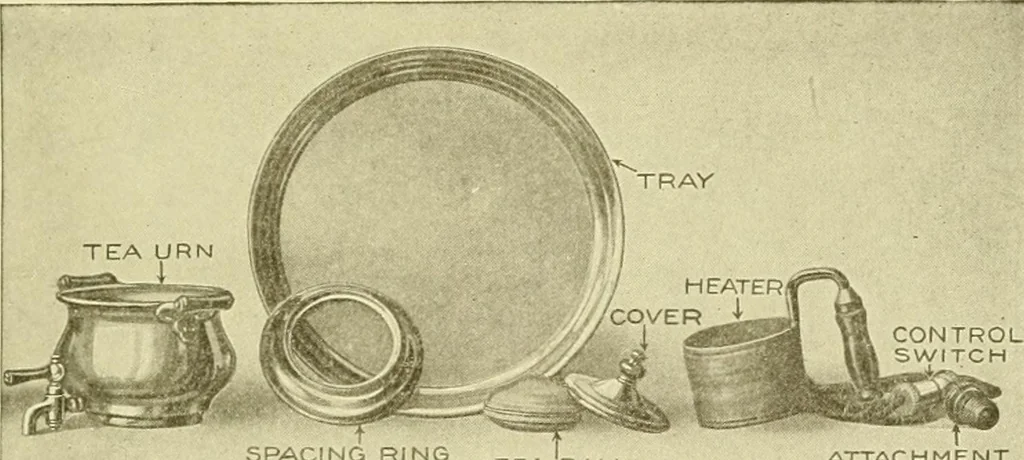 An illustration from Cyclopedia of applied electricity : a general reference work on direct-current generators and motors, storage batteries, electrochemistry, welding, electric wiring, meters, electric lighting, electric railways, power stations, switchboards, power transmission, alternating-current machinery, telegraphy, etc., 1916, leaf 314