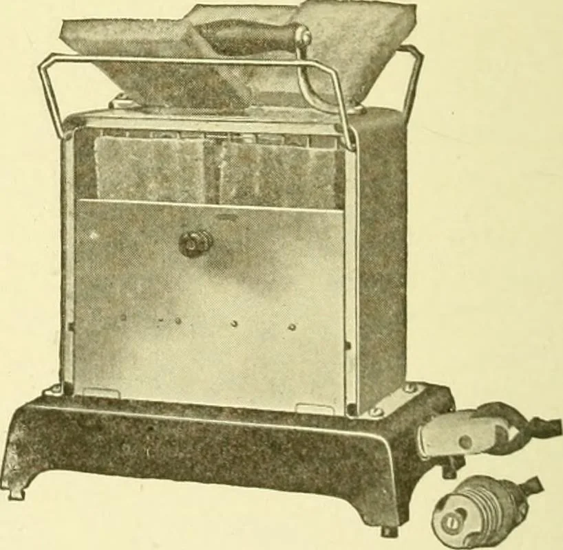 An illustration from Cyclopedia of applied electricity : a general reference work on direct-current generators and motors, storage batteries, electrochemistry, welding, electric wiring, meters, electric lighting, electric railways, power stations, switchboards, power transmission, alternating-current machinery, telegraphy, etc., 1916, leaf 315