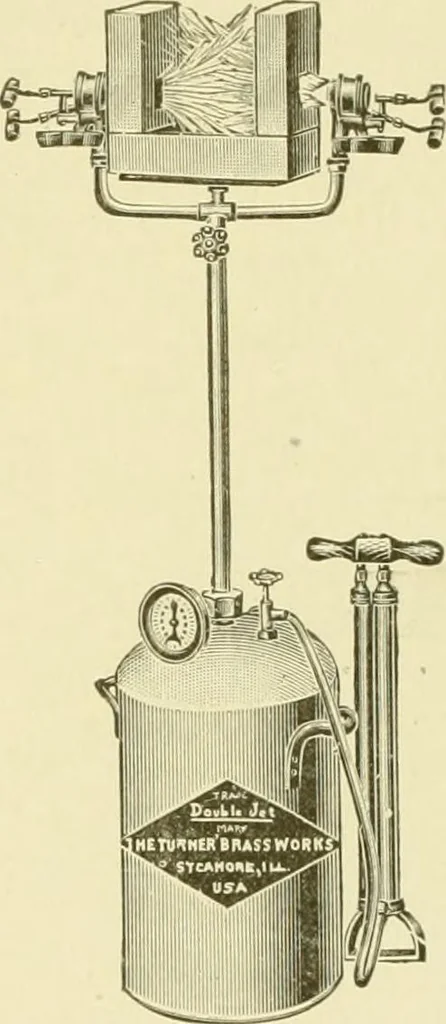 An illustration from Cyclopedia of applied electricity : a general reference work on direct-current generators and motors, storage batteries, electrochemistry, welding, electric wiring, meters, electric lighting, electric railways, power stations, switchboards, power transmission, alternating-current machinery, telegraphy, etc., 1916, leaf 358
