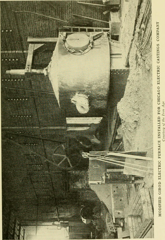 An illustration from Cyclopedia of applied electricity : a general reference work on direct-current generators and motors, storage batteries, electrochemistry, welding, electric wiring, meters, electric lighting, electric railways, power stations, switchboards, power transmission, alternating-current machinery, telegraphy, etc., 1916, leaf 386