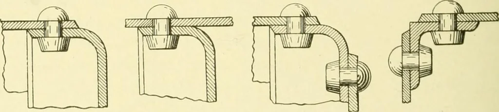 An illustration from Cyclopedia of applied electricity : a general reference work on direct-current generators and motors, storage batteries, electrochemistry, welding, electric wiring, meters, electric lighting, electric railways, power stations, switchboards, power transmission, alternating-current machinery, telegraphy, etc., 1916, leaf 393