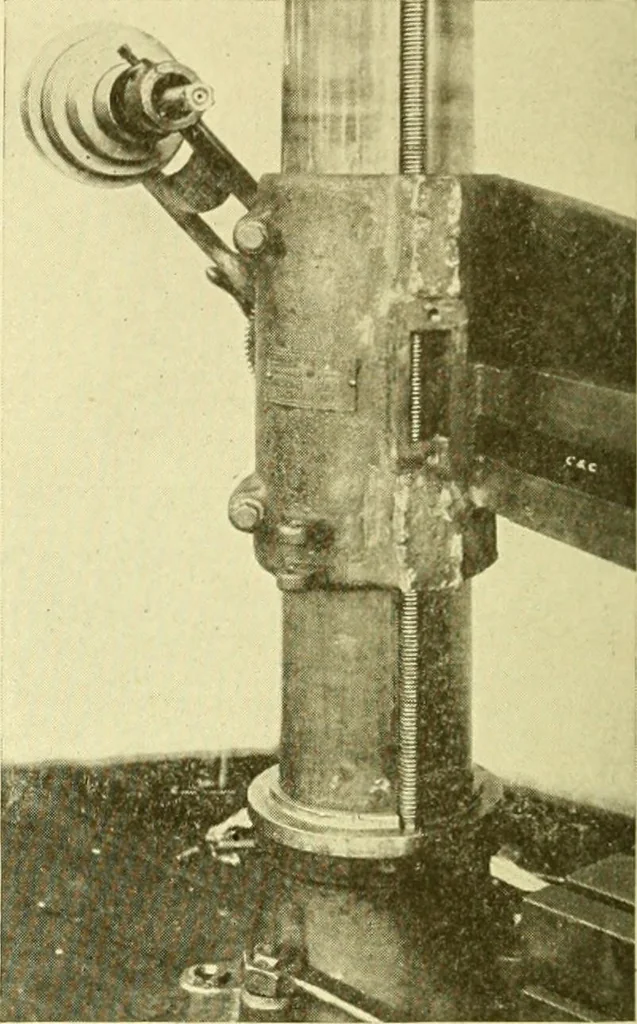 An illustration from Cyclopedia of applied electricity : a general reference work on direct-current generators and motors, storage batteries, electrochemistry, welding, electric wiring, meters, electric lighting, electric railways, power stations, switchboards, power transmission, alternating-current machinery, telegraphy, etc., 1916, leaf 395