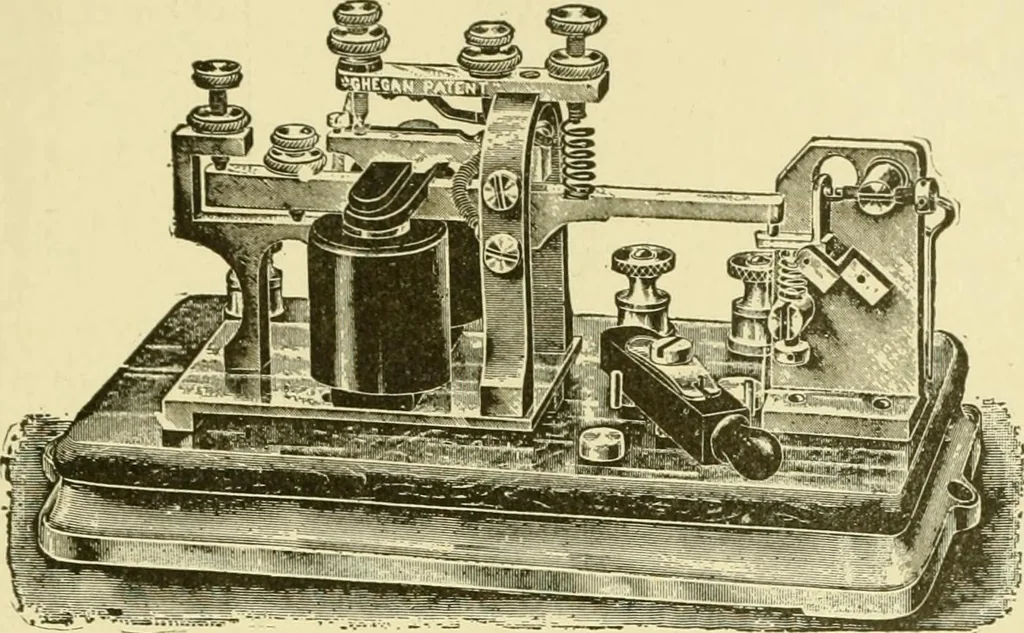 An illustration from Cyclopedia of applied electricity : a general reference work on direct-current generators and motors, storage batteries, electrochemistry, welding, electric wiring, meters, electric lighting, electric railways, power stations, switchboards, power transmission, alternating-current machinery, telegraphy, etc., 1916, leaf 52