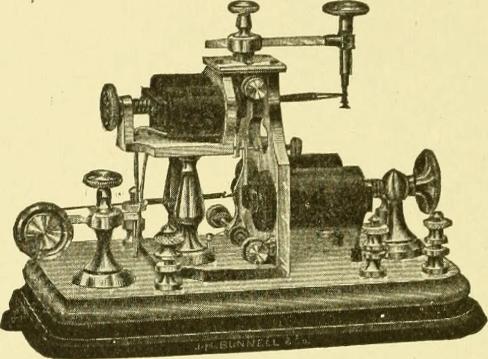An illustration from Cyclopedia of applied electricity : a general reference work on direct-current generators and motors, storage batteries, electrochemistry, welding, electric wiring, meters, electric lighting, electric railways, power stations, switchboards, power transmission, alternating-current machinery, telegraphy, etc., 1916, leaf 53