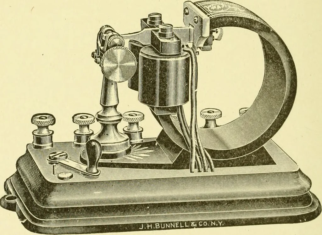 An illustration from Cyclopedia of applied electricity : a general reference work on direct-current generators and motors, storage batteries, electrochemistry, welding, electric wiring, meters, electric lighting, electric railways, power stations, switchboards, power transmission, alternating-current machinery, telegraphy, etc., 1916, leaf 57