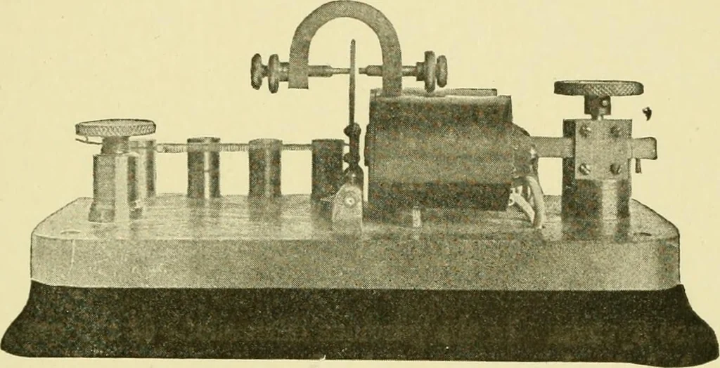 An illustration from Cyclopedia of applied electricity : a general reference work on direct-current generators and motors, storage batteries, electrochemistry, welding, electric wiring, meters, electric lighting, electric railways, power stations, switchboards, power transmission, alternating-current machinery, telegraphy, etc., 1916, leaf 60