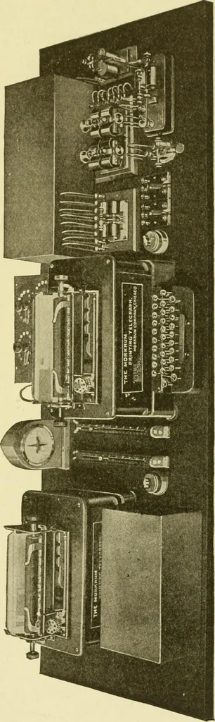 An illustration from Cyclopedia of applied electricity : a general reference work on direct-current generators and motors, storage batteries, electrochemistry, welding, electric wiring, meters, electric lighting, electric railways, power stations, switchboards, power transmission, alternating-current machinery, telegraphy, etc., 1916, leaf 80