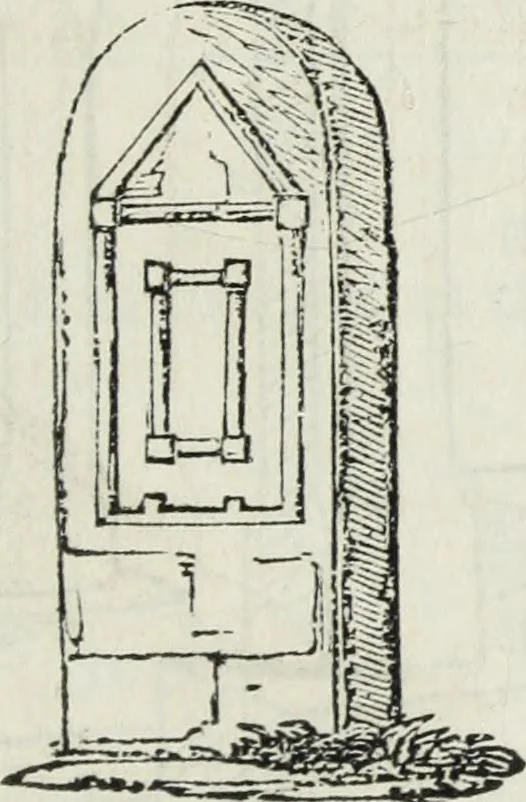 An illustration from Cyclopedia of architecture, historical, descriptive, typographical, decorative, theoretical and mechanical, alphabetically arranged, familiarly explained, and adapted to the comprehension of workmen, etc., etc. By Robert Stuart [pseud.] ... Two volumes in one. .., 1854, leaf 42