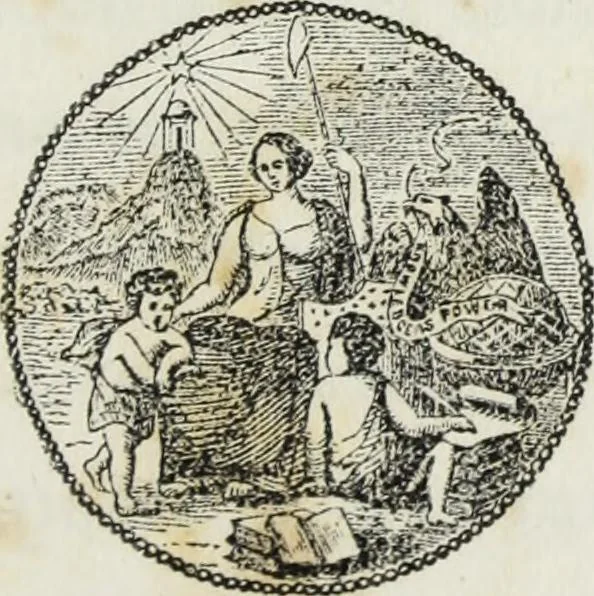 An illustration from Cyclopedia of architecture, historical, descriptive, typographical, decorative, theoretical and mechanical, alphabetically arranged, familiarly explained, and adapted to the comprehension of workmen, etc., etc. By Robert Stuart [pseud.] ... Two volumes in one. .., 1854, leaf 8