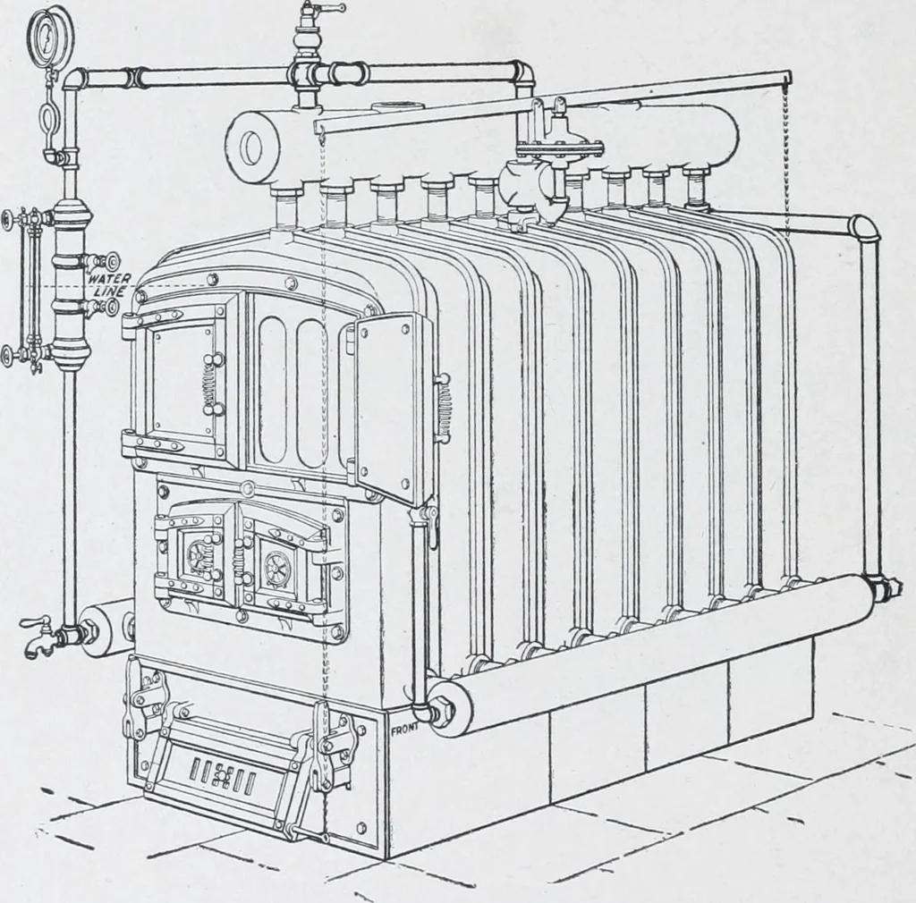 An illustration from Cyclopedia of architecture, carpentry, and building : a general reference work, 1912, leaf 104