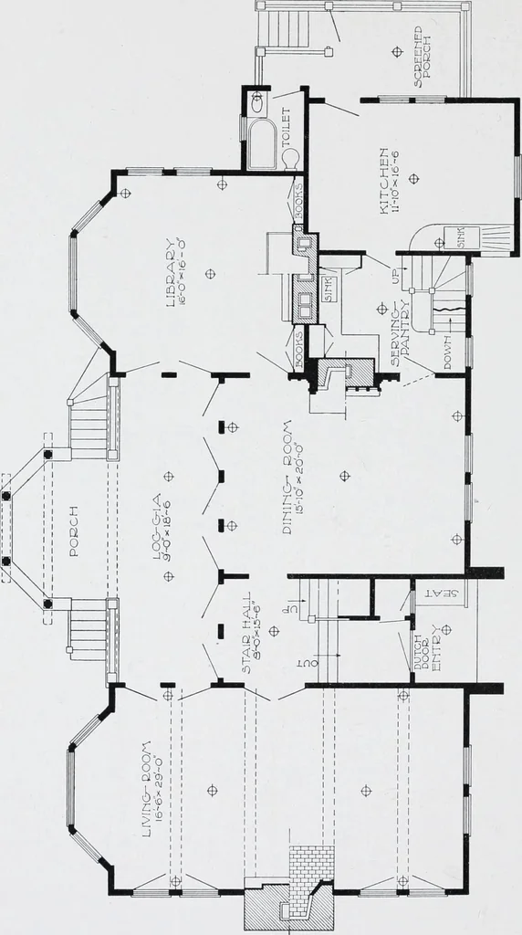 An illustration from Cyclopedia of architecture, carpentry, and building : a general reference work, 1912, leaf 234