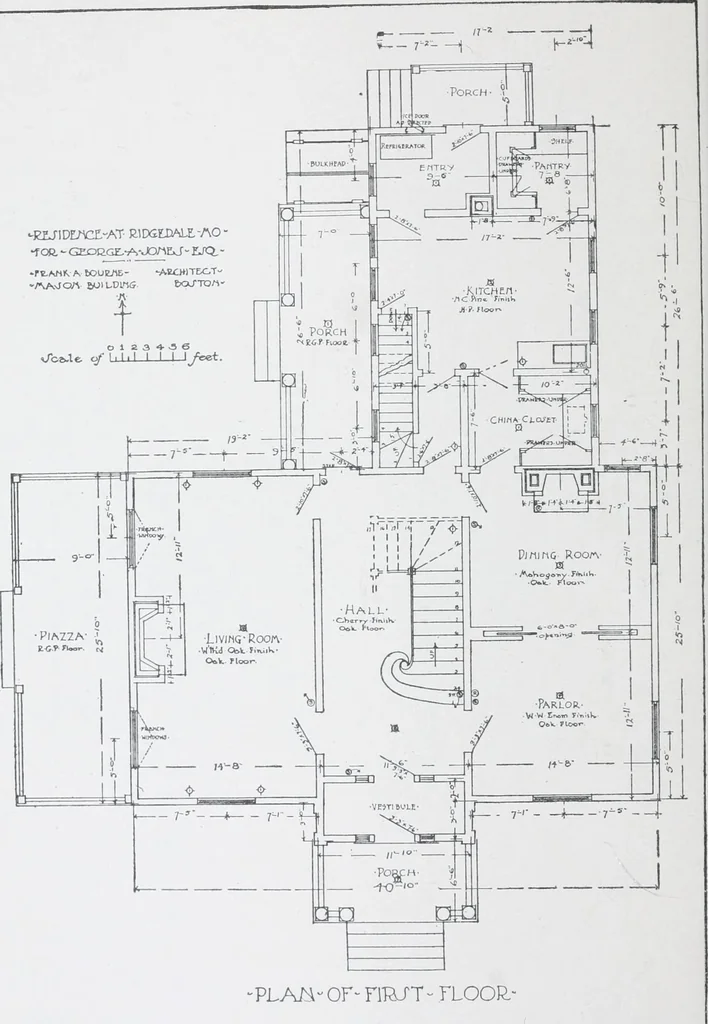 An illustration from Cyclopedia of architecture, carpentry, and building : a general reference work, 1912, leaf 30
