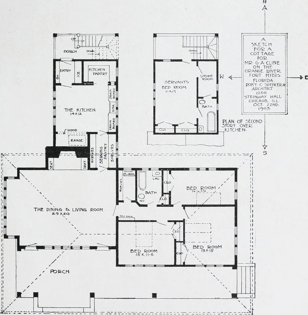 An illustration from Cyclopedia of architecture, carpentry, and building : a general reference work, 1912, leaf 335
