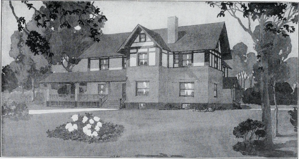 An illustration from Cyclopedia of architecture, carpentry, and building : a general reference work, 1912, leaf 39