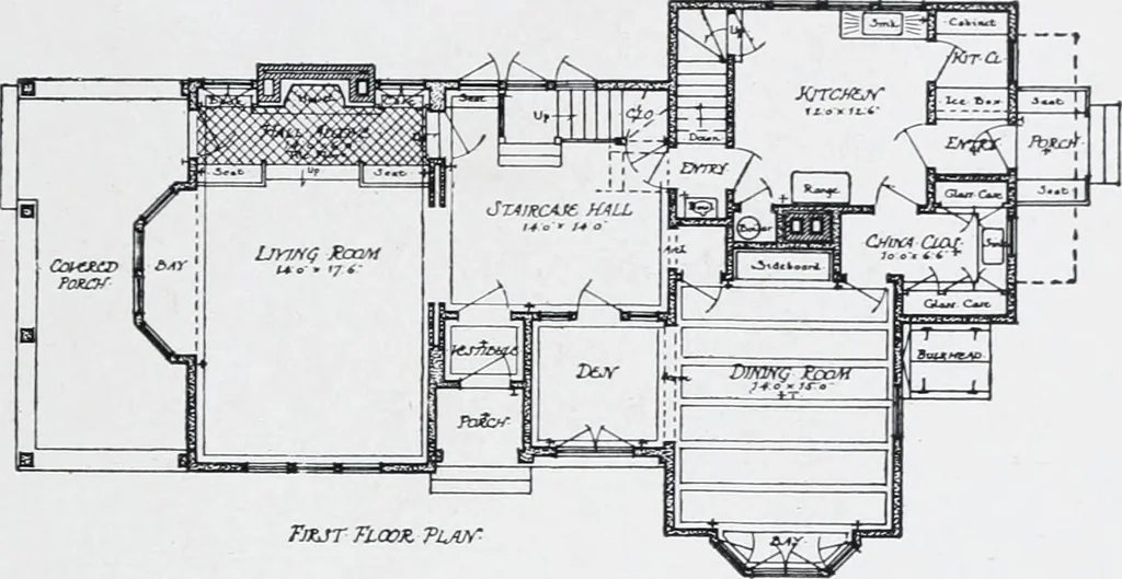 An illustration from Cyclopedia of architecture, carpentry, and building : a general reference work, 1912, leaf 79
