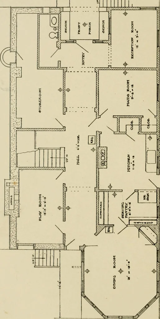 An illustration from Cyclopedia of architecture, carpentry, and building : a general reference work ..., 1907, leaf 116