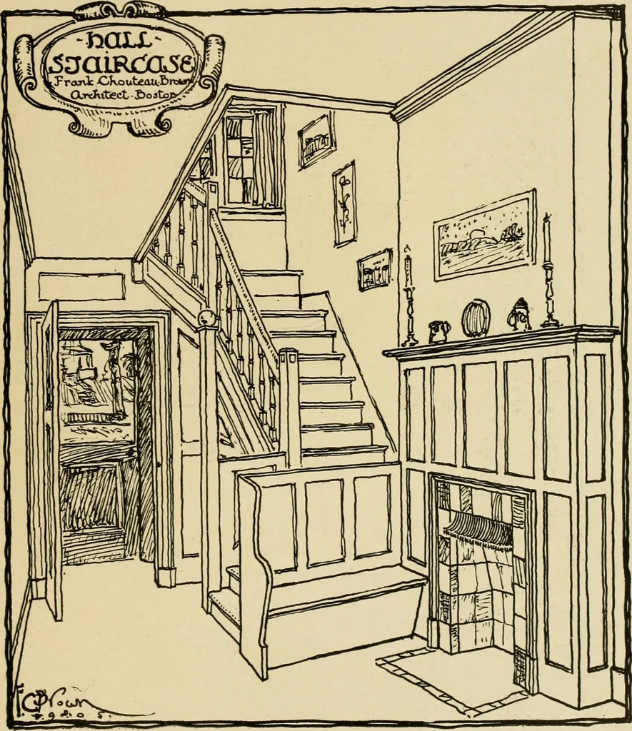 An illustration from Cyclopedia of architecture, carpentry, and building : a general reference work ..., 1907, leaf 233