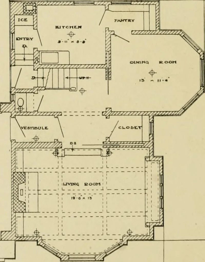 An illustration from Cyclopedia of architecture, carpentry, and building : a general reference work ..., 1907, leaf 288