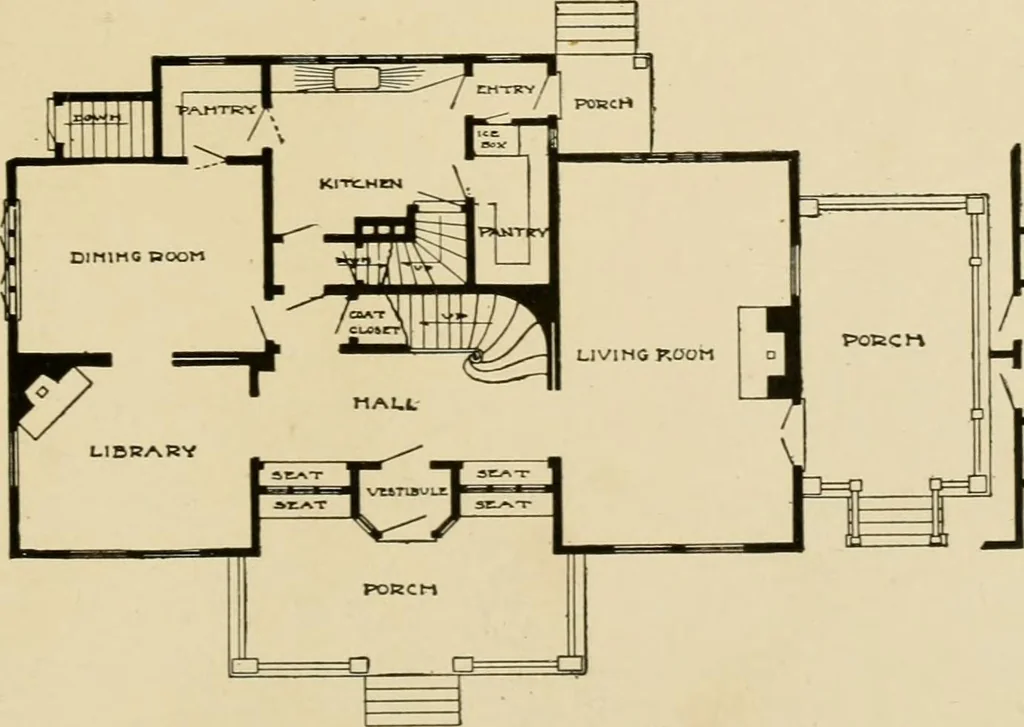 An illustration from Cyclopedia of architecture, carpentry, and building : a general reference work ..., 1907, leaf 325