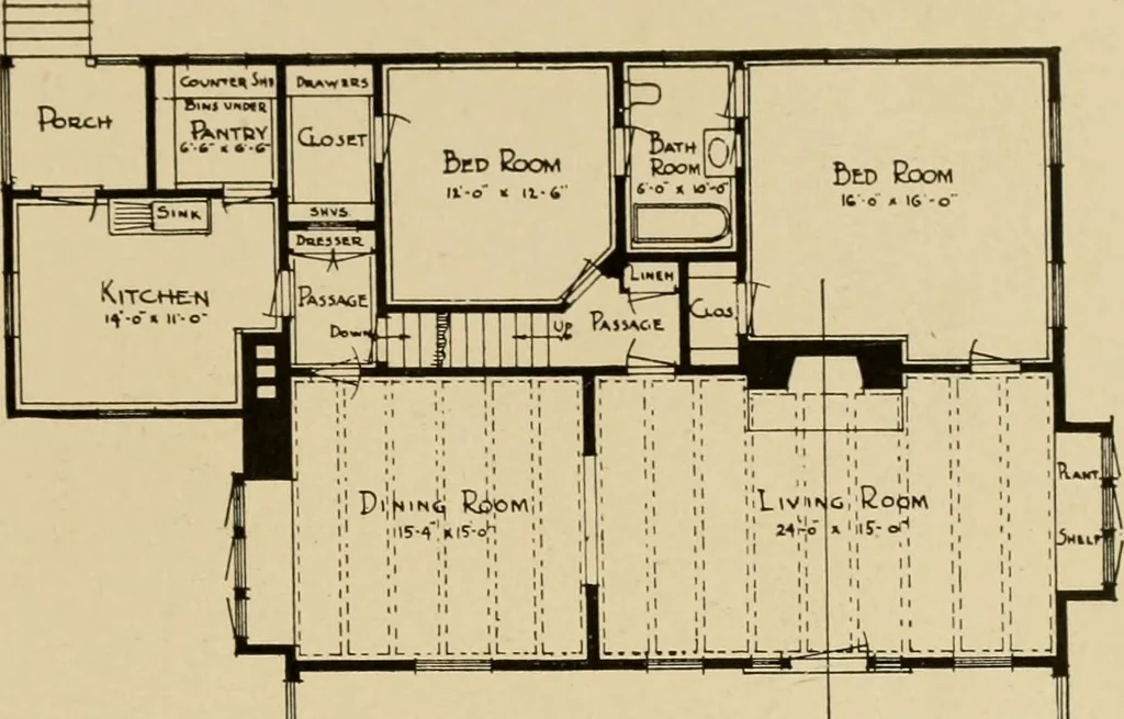 An illustration from Cyclopedia of architecture, carpentry, and building : a general reference work ..., 1907, leaf 345