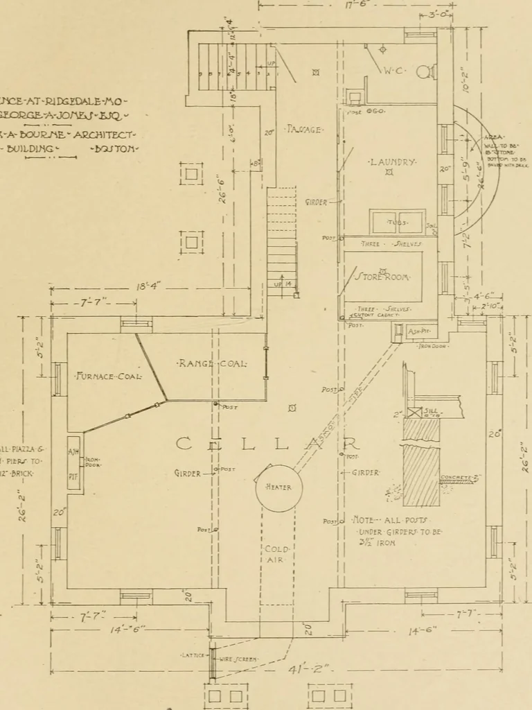 An illustration from Cyclopedia of architecture, carpentry, and building : a general reference work ..., 1907, leaf 359