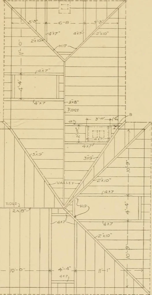 An illustration from Cyclopedia of architecture, carpentry, and building : a general reference work ..., 1907, leaf 381