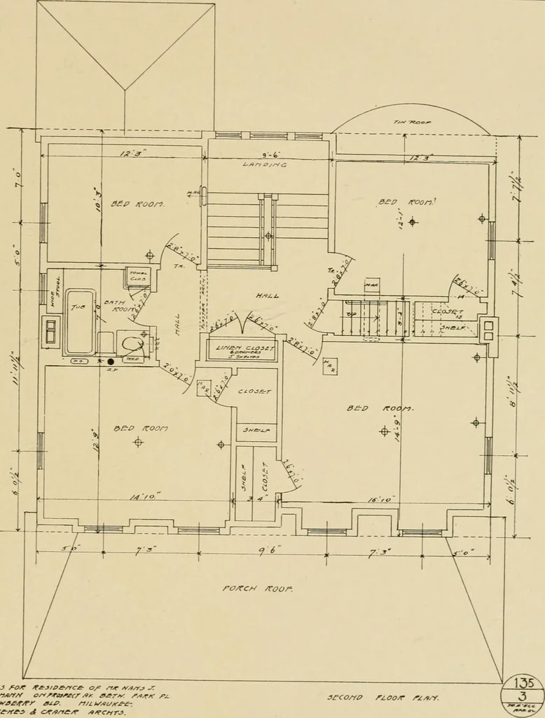 An illustration from Cyclopedia of architecture, carpentry, and building : a general reference work ..., 1907, leaf 385