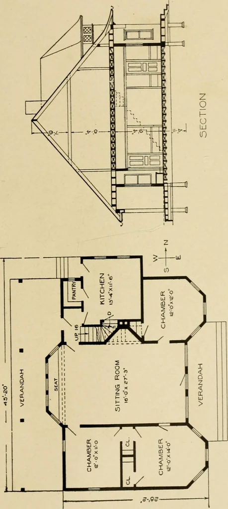 An illustration from Cyclopedia of architecture, carpentry, and building : a general reference work ..., 1907, leaf 77
