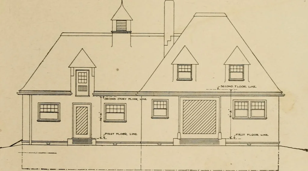 An illustration from Cyclopedia of architecture, carpentry, and building : a general reference work ..., 1907, leaf 97