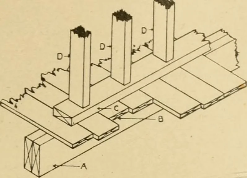 An illustration from Cyclopedia of architecture, carpentry, and building : a general reference work ..., 1907, leaf 99