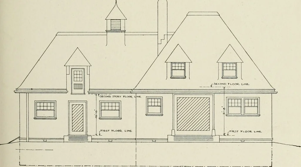 An illustration from Cyclopedia of architecture, carpentry, and building : a general reference work, 1912, leaf 100