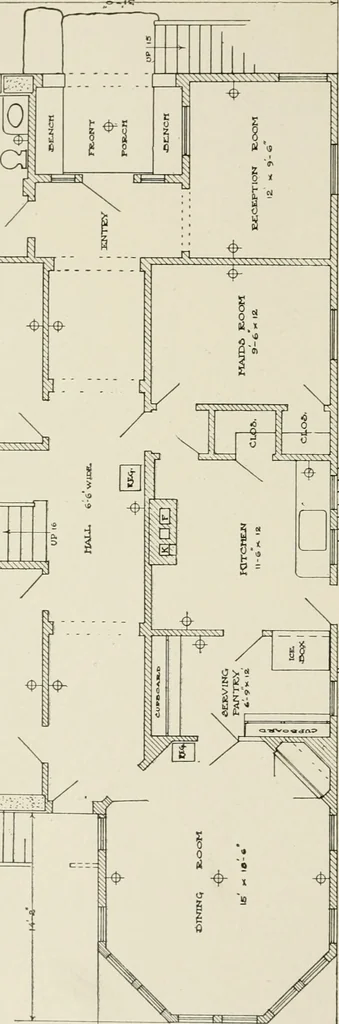 An illustration from Cyclopedia of architecture, carpentry, and building : a general reference work, 1912, leaf 119