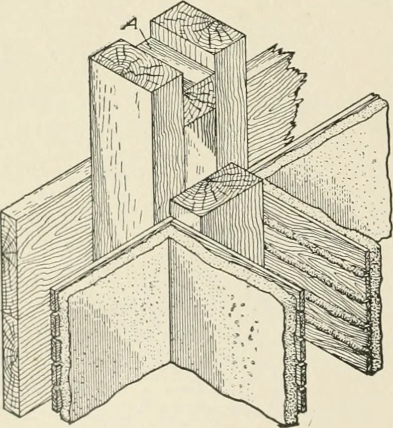 An illustration from Cyclopedia of architecture, carpentry, and building : a general reference work, 1912, leaf 127