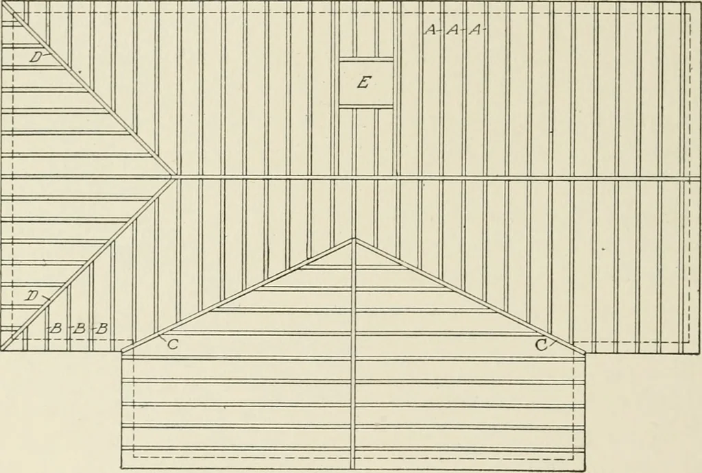 An illustration from Cyclopedia of architecture, carpentry, and building : a general reference work, 1912, leaf 169