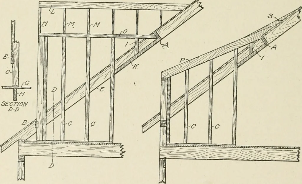 An illustration from Cyclopedia of architecture, carpentry, and building : a general reference work, 1912, leaf 187